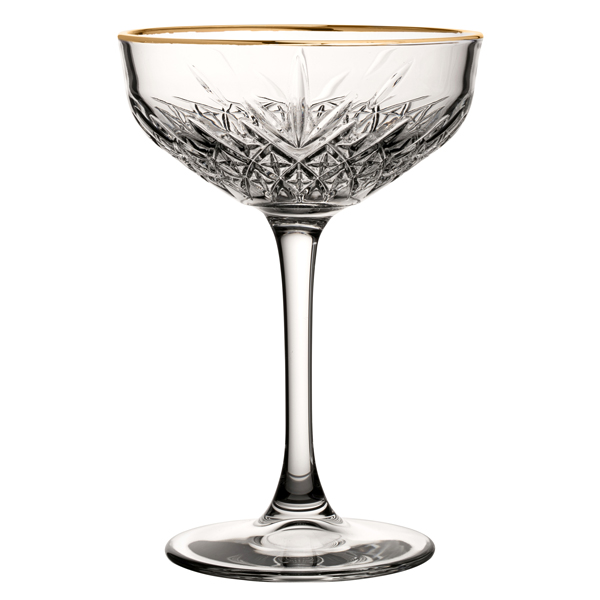 9.5oz Timeless Vintage Gold Coupe