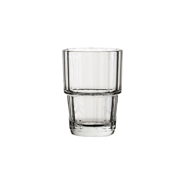 14oz Nepal Lucent Stacking Tumbler Clear