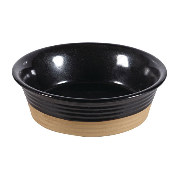 16cm Igneous Round Pie Dish Black