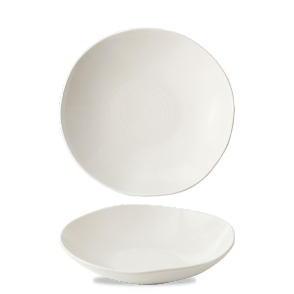 22cm Envisage Natural Coupe Bowl White