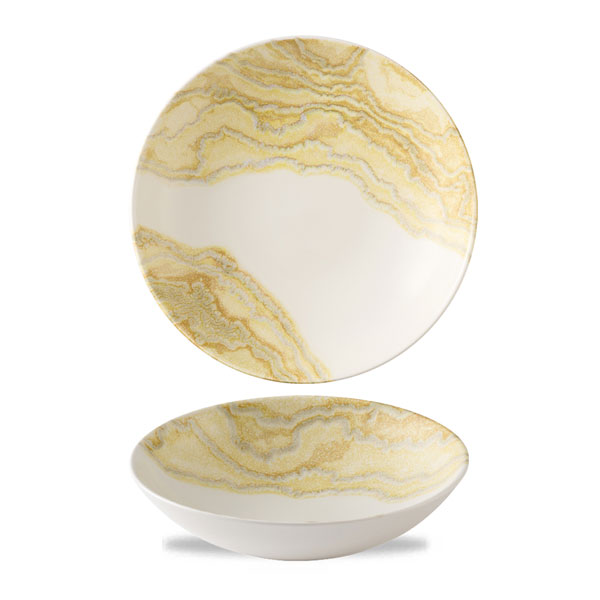 18.2cm Tide Coupe Bowl Gold