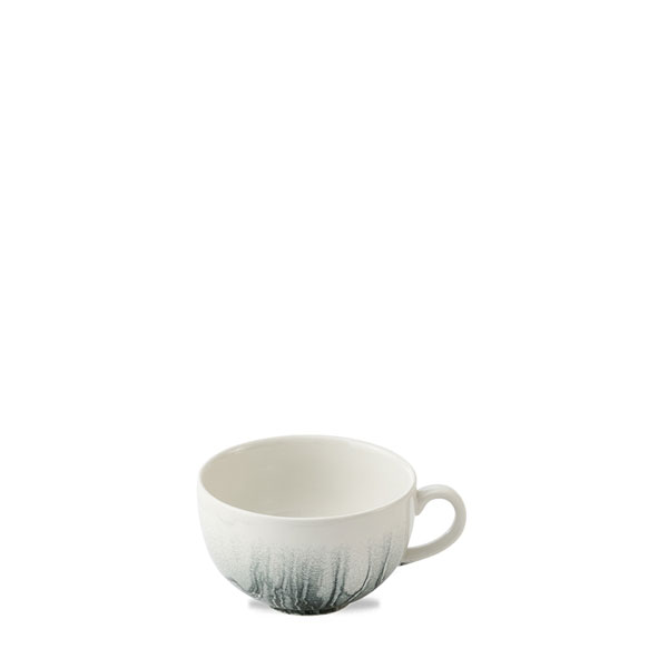 8oz Tide Cappuccino Cup Black