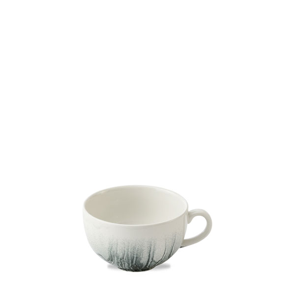12oz Tide Cappuccino Cup Black