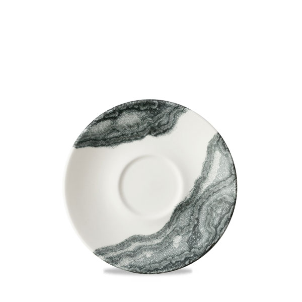 15.6cm Tide Cappuccino Saucer Black