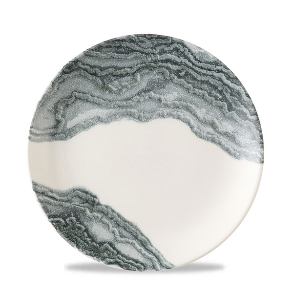 21.7cm Tide Coupe Plate Black