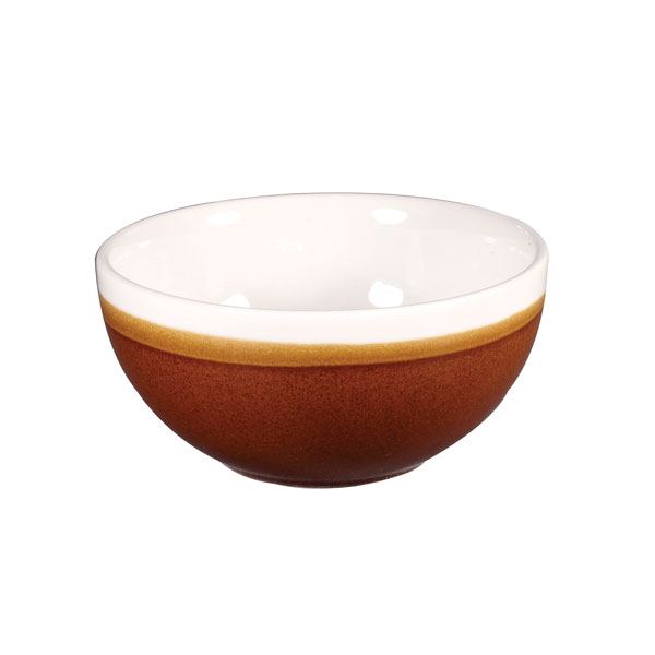 8oz Monochrome Sugar Bowl Cinnamon Brown
