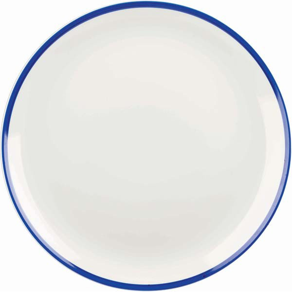 28.8cm Retro Blue Coupe Plate