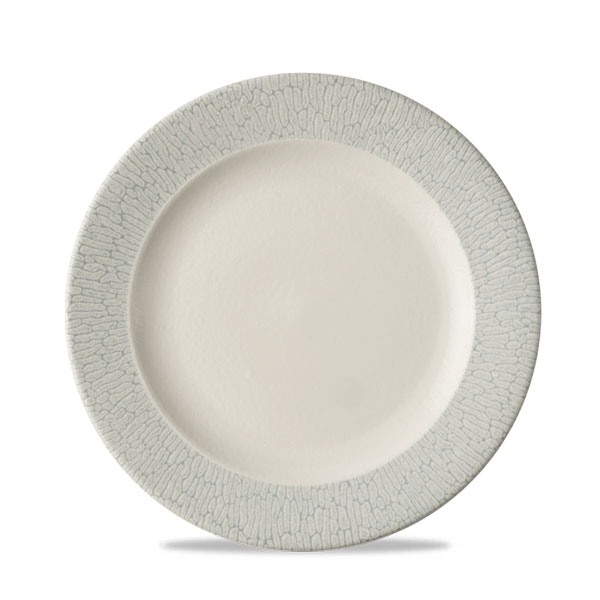 21cm Churchill Inked Delta Rimmed Plate