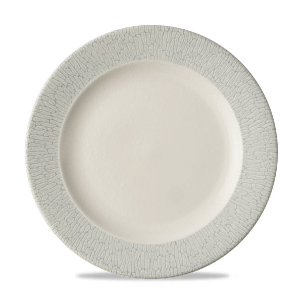 27.6cm Churchill Inked Delta Rimmed Plate
