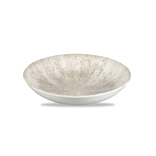 24.8cm Stone Coupe Bowl Agate Grey