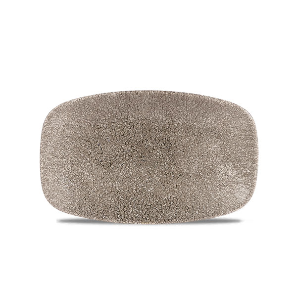 20x12.1cm Raku Chefs Oblong Plate Quartz
