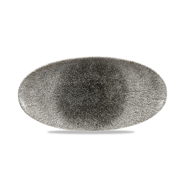 34.7x17cm Raku Chefs Oval Plate