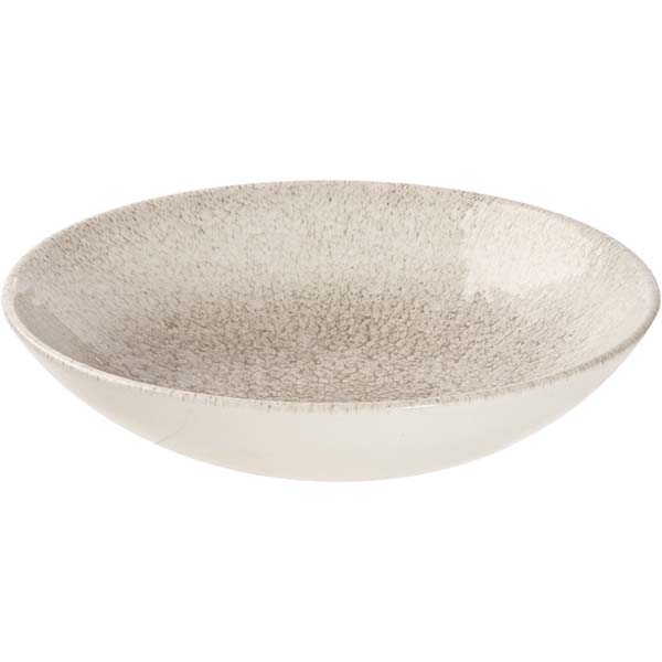 18.2cm Raku Coupe Bowl Agate Grey