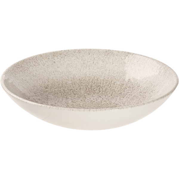 24.8cm Raku Coupe Bowl Agate Grey
