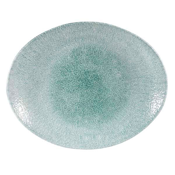 31.7x25.5cm Raku Oval Coupe Plate