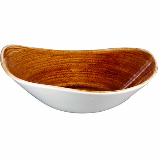 23.5cm Stonecast Patina Triangle Bowl