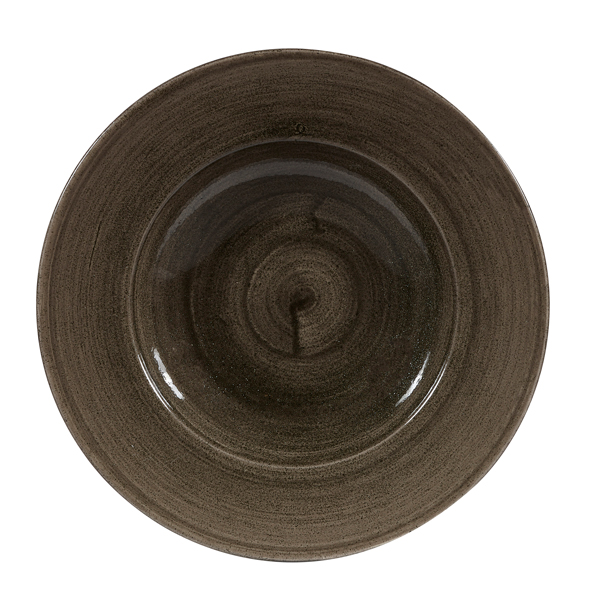 28cm Stonecast Patina Wide Rim Bowl