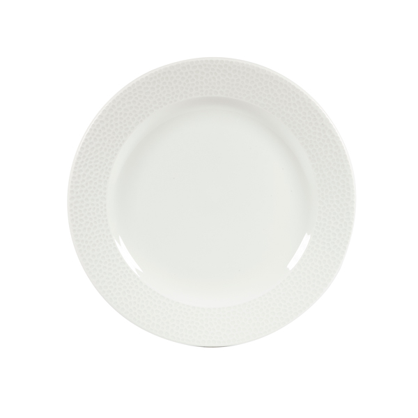 23.4cm Isla Profile Footed Plate White