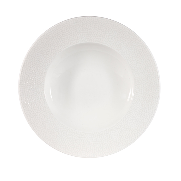 28cm Isla Wide Rimmed Bowl White