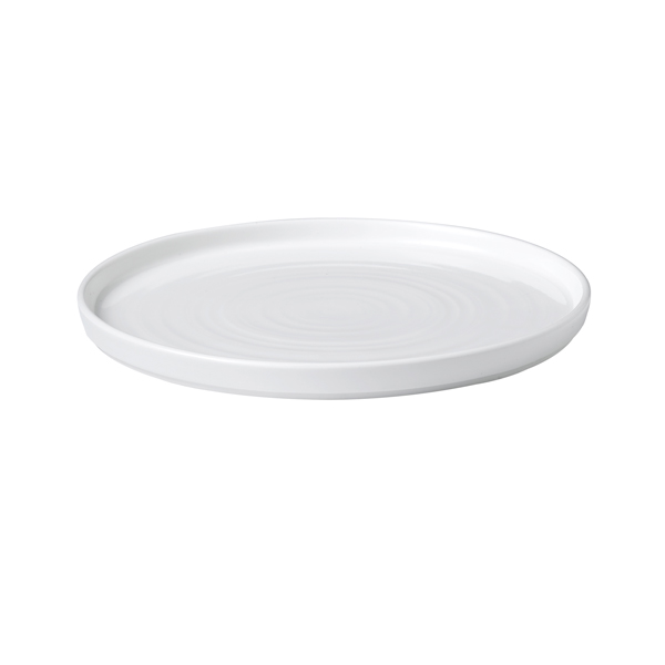 26cm White Walled Chefs Plate