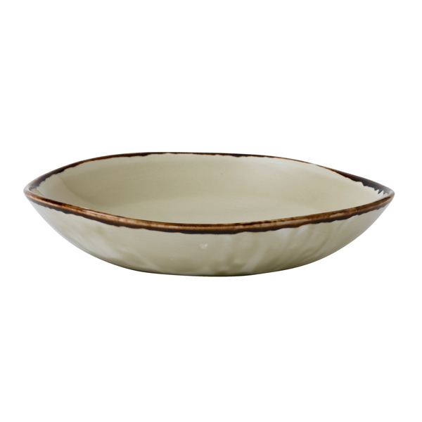 25.3cm Harvest Trace Organic Bowl Brown