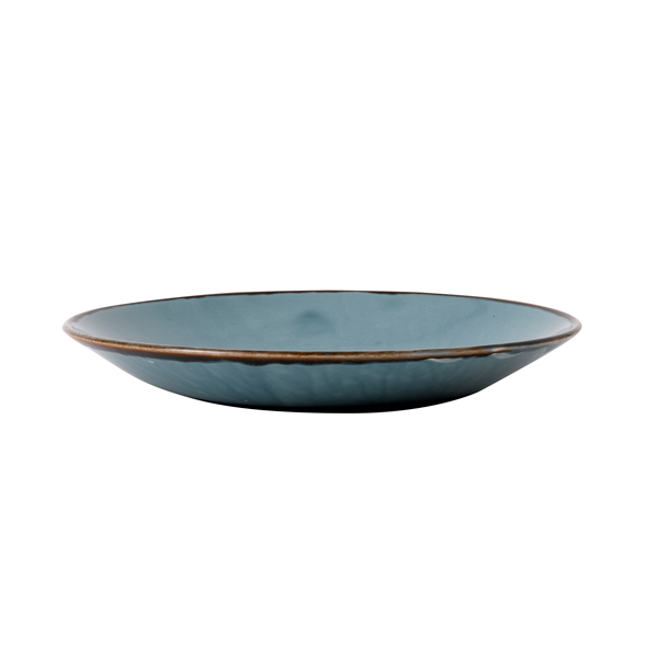 25.5cm Harvest Deep Coupe Plate Blue