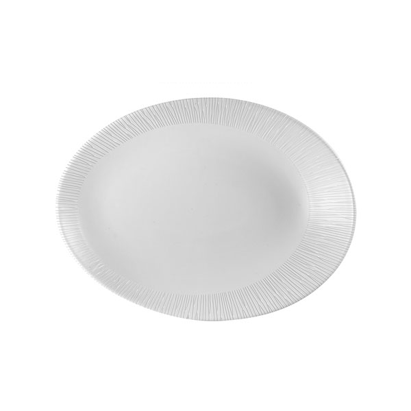 34.6cm Bamboo Oval Plate