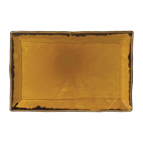 28.7x19cm Harvest Rectangular Tray Mustard