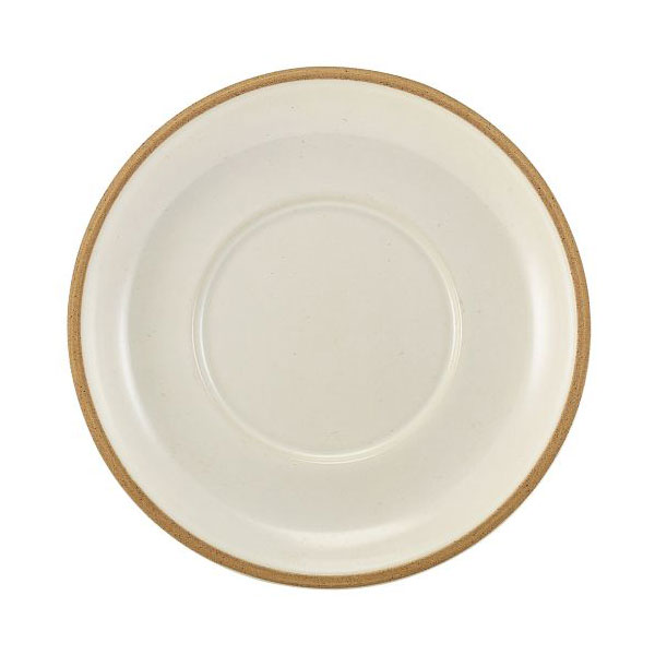 16cm Genware Kava Stoneware Saucer White