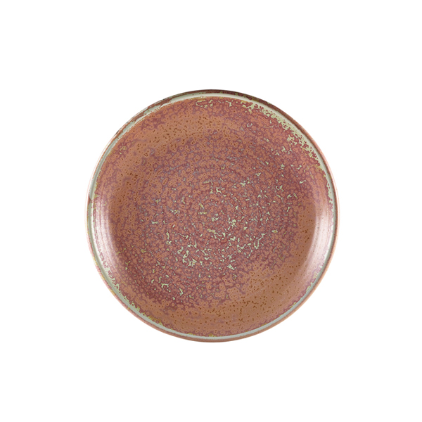 25cm Terra Porcelain Deep Coupe Plate Rose