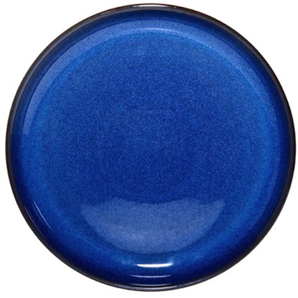 21cm Denby Coupe Plate Imperial Blue