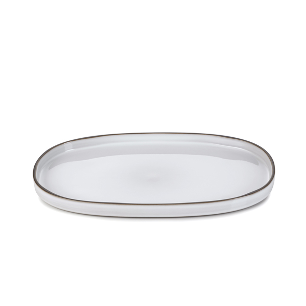 35.5x21.8cm Caractere Oval Plate