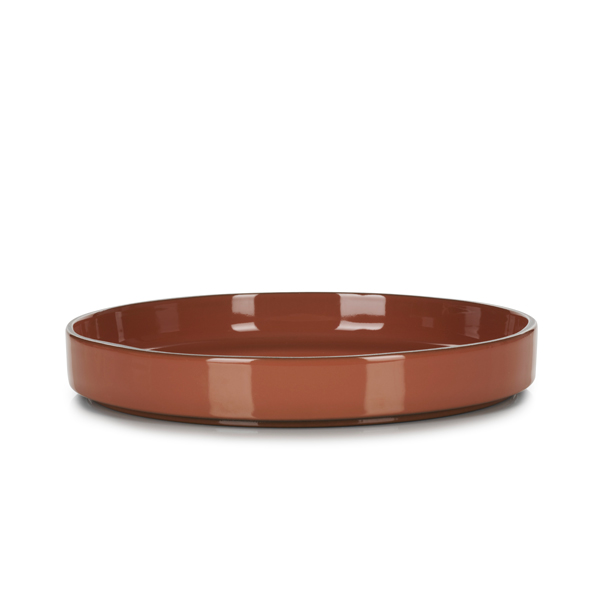 23cm Caractere Gourmet Plate Cinnamon