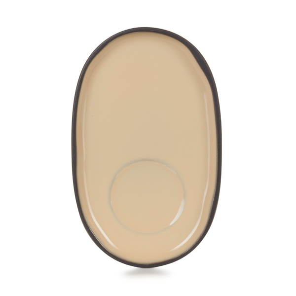 13.5x8.3cm Caractere Saucer Nutmeg