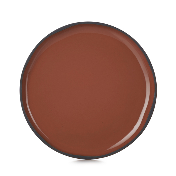 26cm Caractere Plate Cinnamon