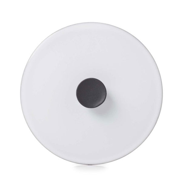 12cm Caractere Cocotte Lid Cumulus White