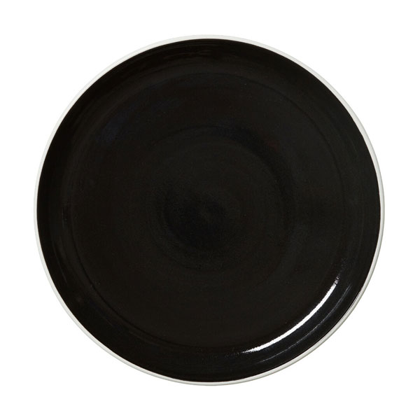 25.25cm Steelite Nyx Coupe Plate Black