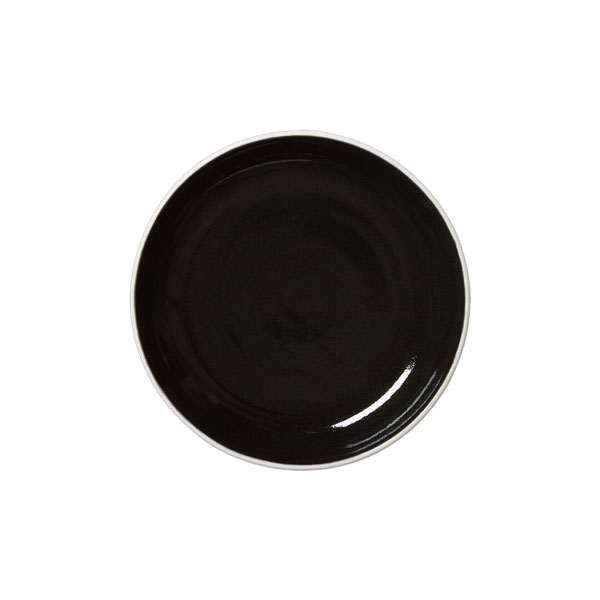 16.5cm Steelite Nyx Coupe Plate Black