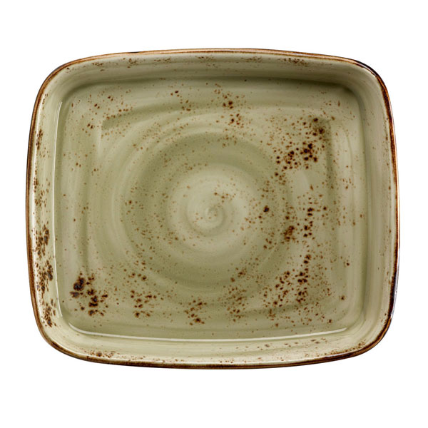35.5x30.5cm Craft Oblong Roaster Green
