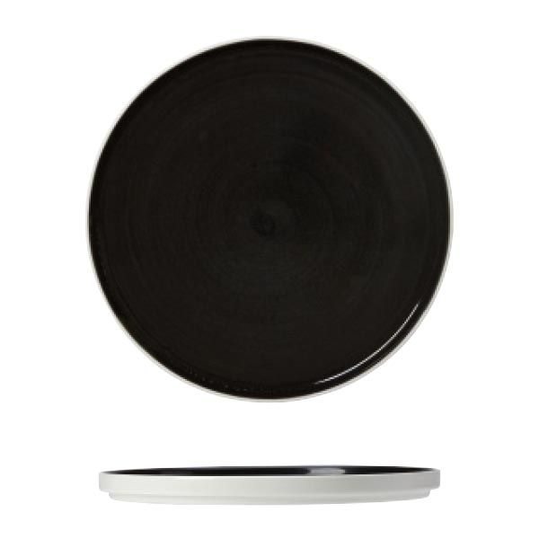 20.25cm Steelite Nyx Stack Plate Black