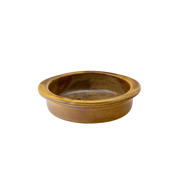 16cm Murra Round Eared Dish Toffee