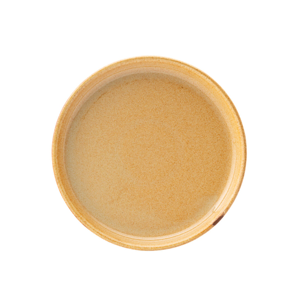 17.5cm Murra Walled Plate Honey