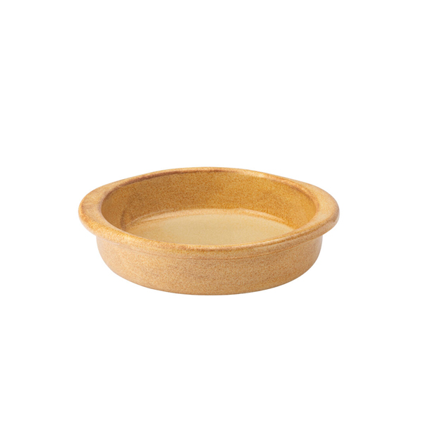18cm Murra Round Eared Dish Honey