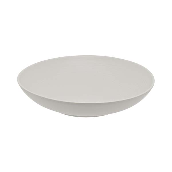 25cm Modulo Nature Deep Plate Kaolin