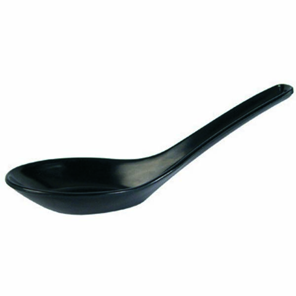 Melamine Hors D&#39;Oeuvre Spoon Black