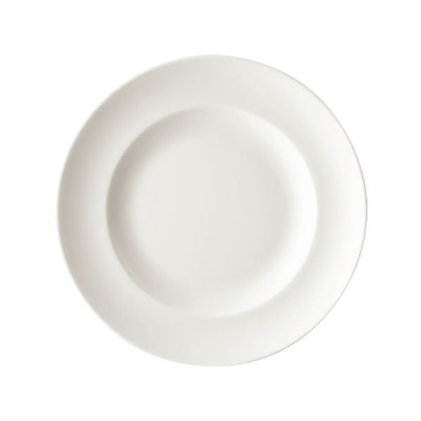 31cm Porland Academy Rimmed Plate White