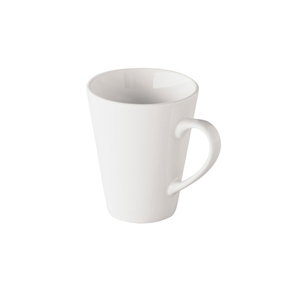 8oz Simply Conical Mug White