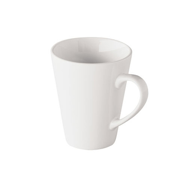 10oz Simply Conical Mug White