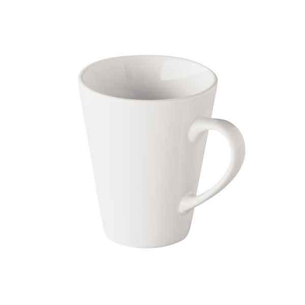 16oz Simply Conical Mug White