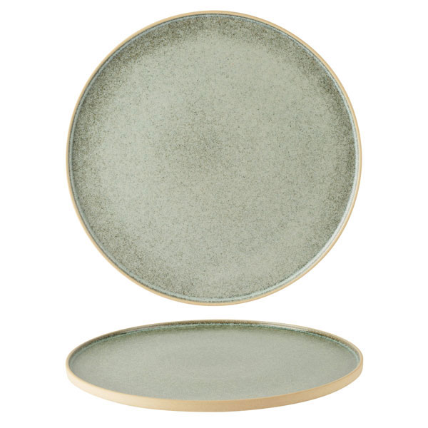 31cm Rustico Pistachio Walled Plate